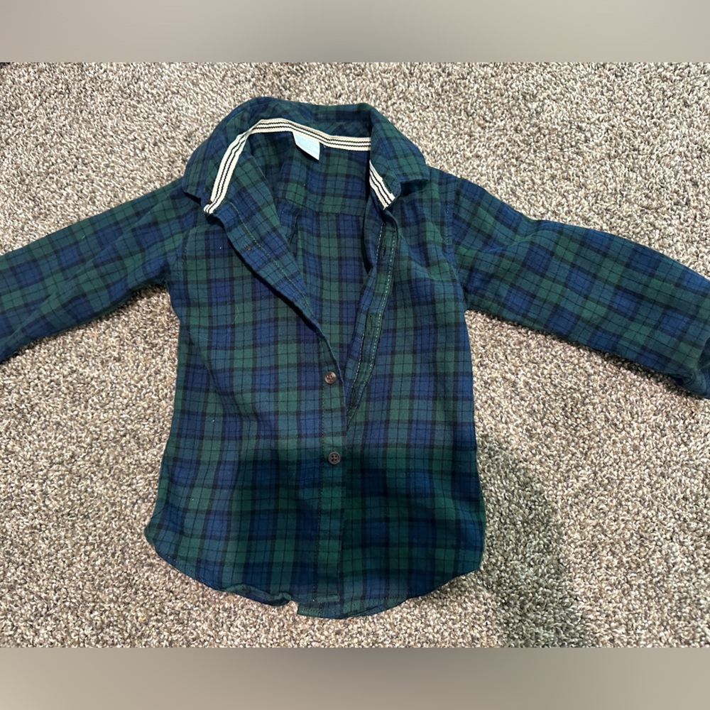 Edgehill Collection Boys Plaid Buttonup